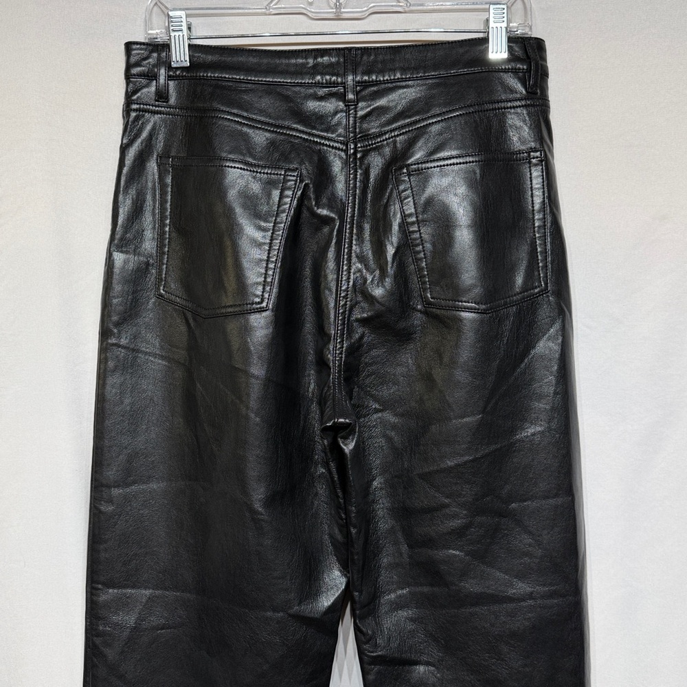 Aritzia Wilfred The Melina Vegan Leather Pant Black Size 10 - Picture 8 of 12